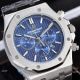 Knockoff Audemars Piguet Royal Oak 41mm Wrist Silver Steel Blue Sub-dials (8)_th.jpg